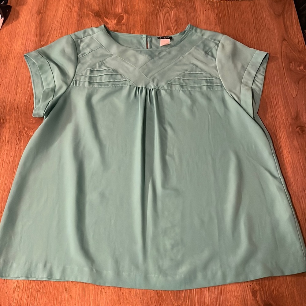 J.Crew Factory Short Sleeve Blouse